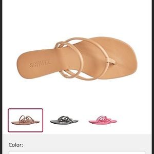 Schutz Sitara Honey beige ecower T Pelica Sandal